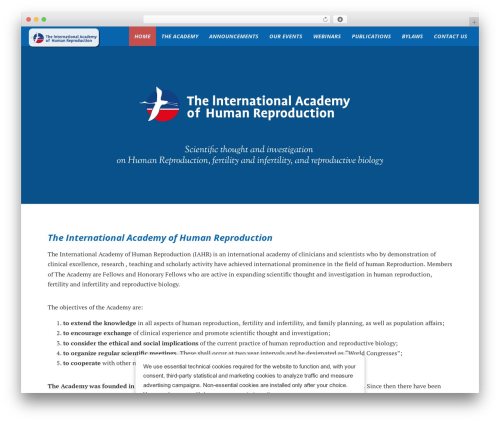 WP Bootstrap 4 theme WordPress - humanrepacademy.org