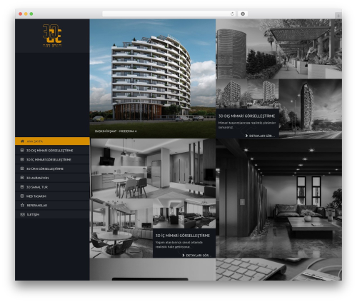 3DCE theme WordPress - www.3dce.com.tr