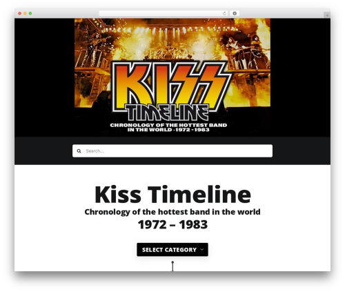Cool timeline pro WordPress plugin - kisstimeline.com