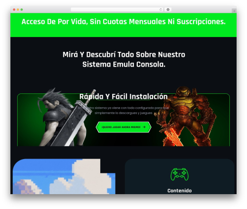 Bame WordPress theme - argentina.emulaconsola.com