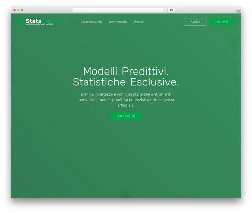 Corporate WordPress theme - statsfinder.net
