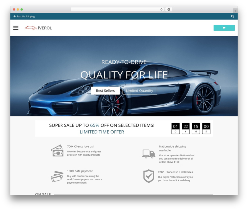 DavinciWoo top WordPress theme - iverol.com
