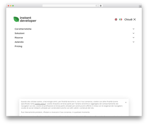 Instant Developer theme WordPress - instantdeveloper.com