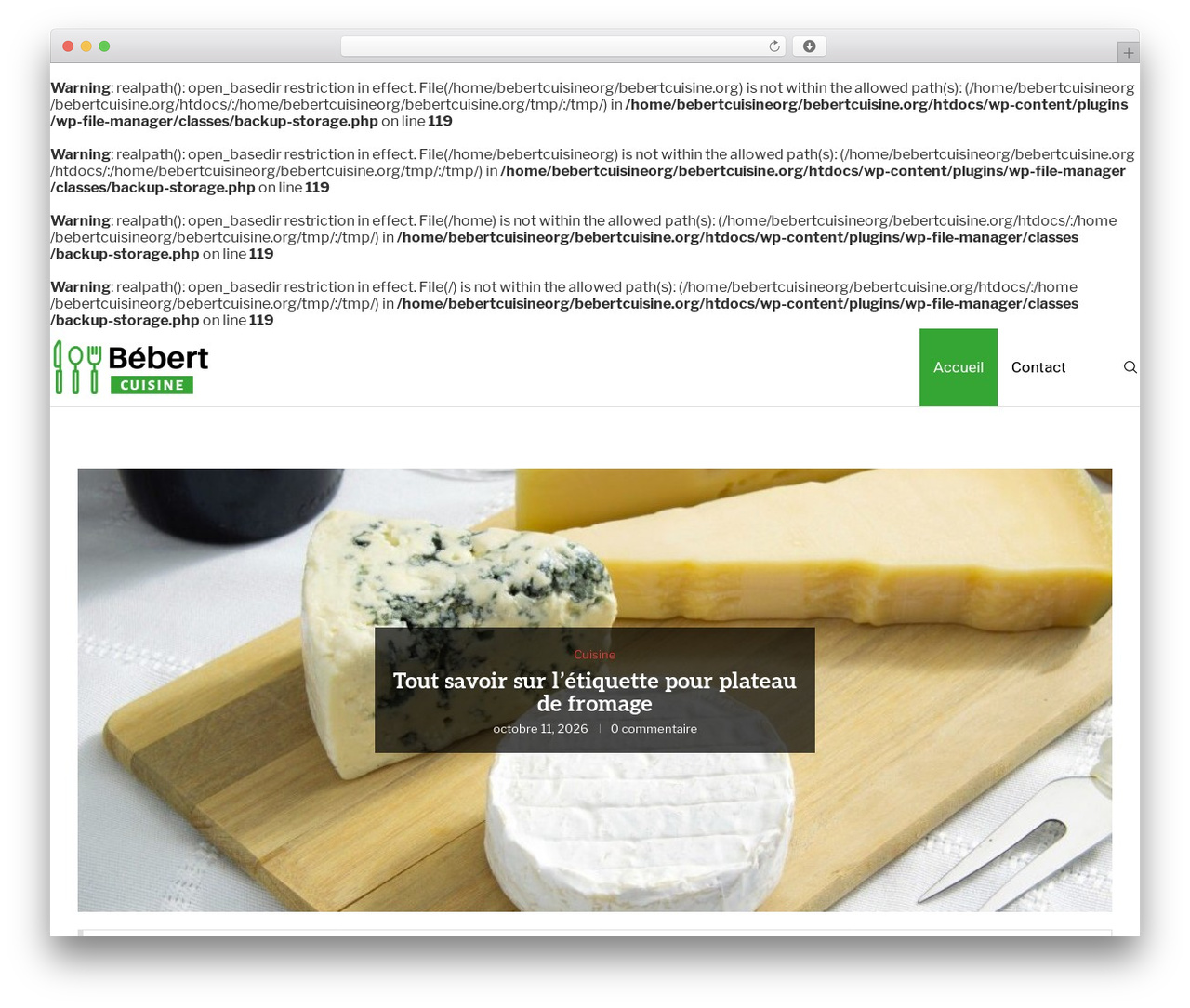 soledad WordPress theme - bebertcuisine.org