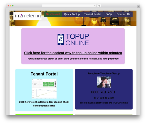 Themify Ultra WP theme - in2metering.com