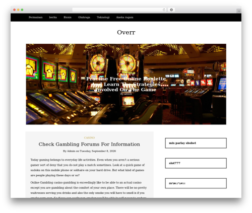 WordPress theme Writee - overr.id WordPress theme Writee - overr.id