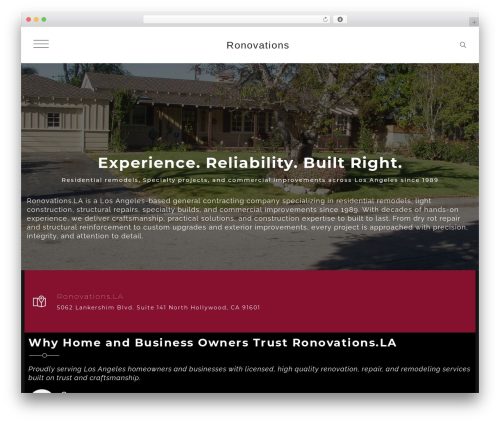 Thememount extras fixology WordPress plugin - ronovations.la