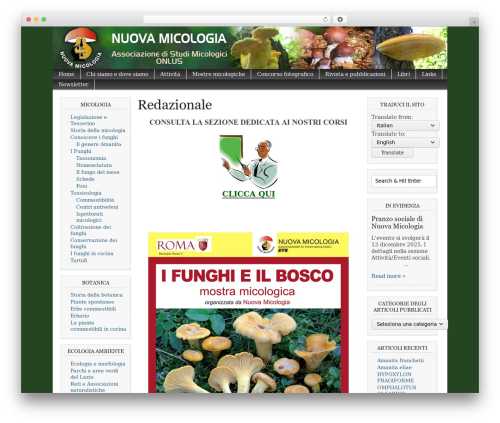 Sociable 30 WordPress plugin - nuovamicologia.eu