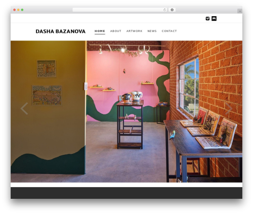Creator Responsive WordPress Theme WordPress theme - dashabazanova.com