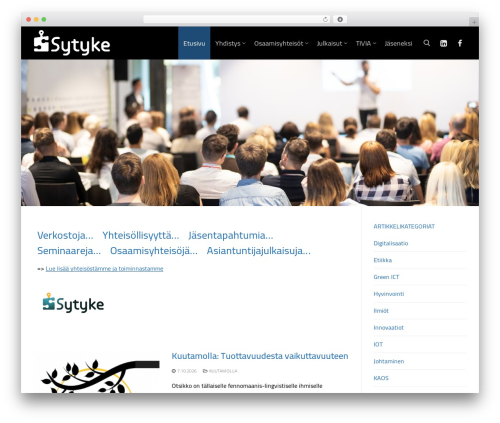 Customify WordPress theme design - sytyke.org