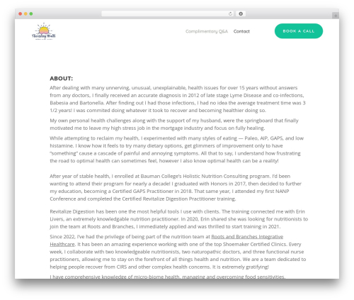 Divi form builder WordPress plugin - flourishinghealth.com