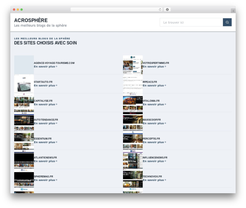 Maxwell WordPress theme design - acrosphere.fr Maxwell WordPress theme design - acrosphere.fr