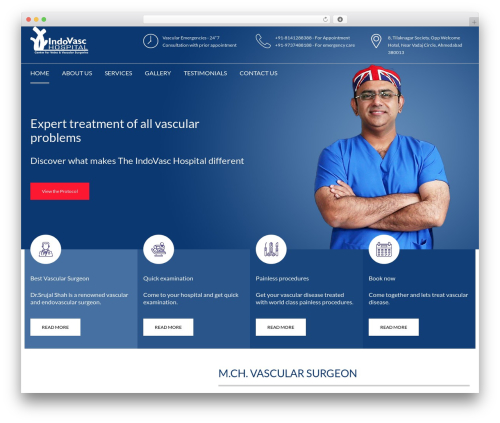 Multi Dimensional WordPress theme - drsrujalshah.com
