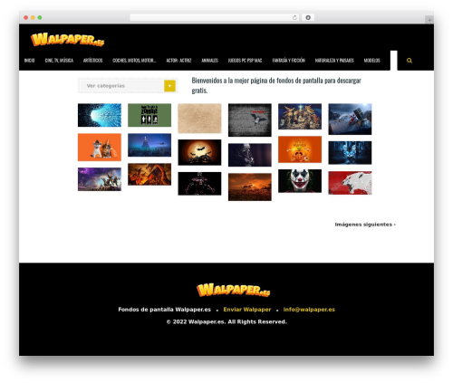 Paintable WP WordPress theme - walpaper.es