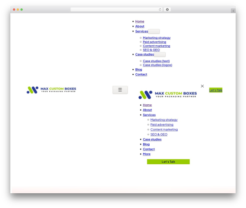 Better block editor WordPress plugin - maxcustomboxes.com