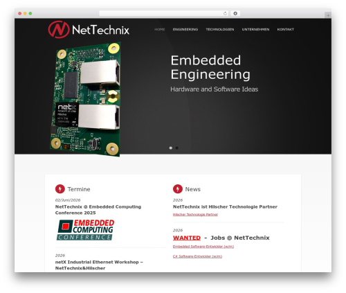 WordPress theme The Developer - nettechnix.at