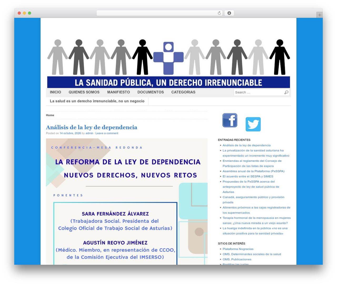 Best WordPress theme Basically - sanidadpublicaasturias.org