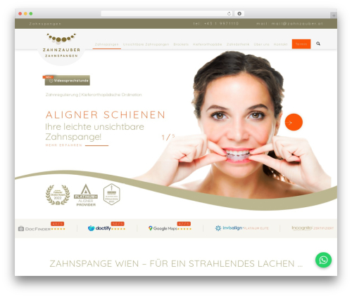 dev WordPress theme design - zahnzauber.at