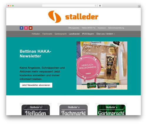 Divi WordPress theme - stalleder.net