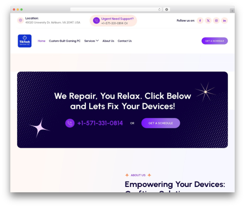 Fixo WordPress theme - www.tiktech.net