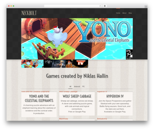 Folder WordPress theme - neckboltgames.com