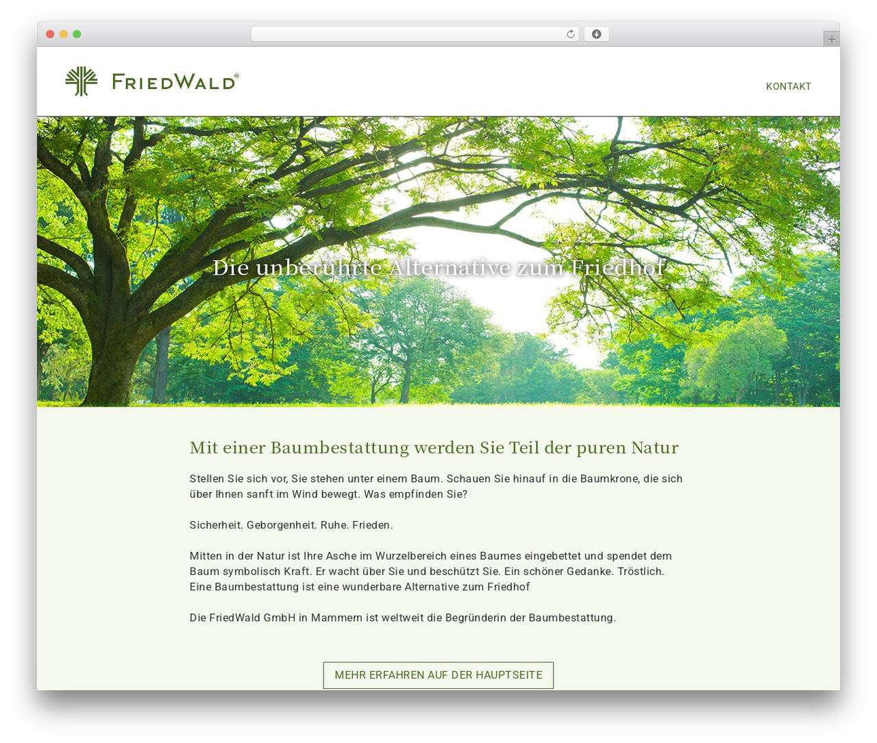 Friedwald WordPress theme - baumbestattung.ch Friedwald WordPress theme - baumbestattung.ch