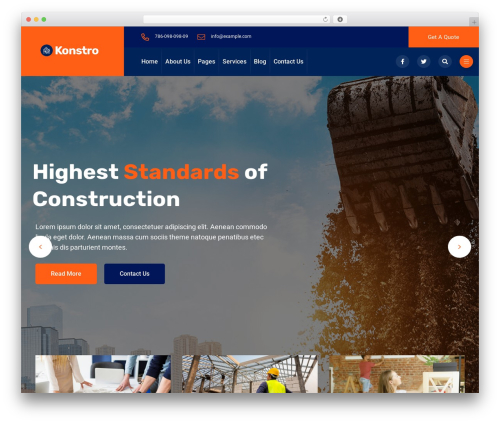Konstro WordPress theme - wpdemo.zcubethemes.com/konstro