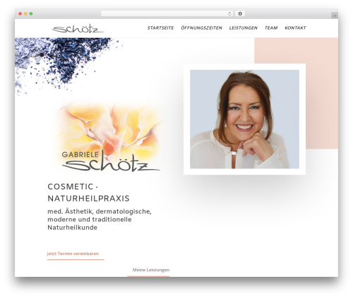 WordPress theme Divi - schoetz-kosmetik.de