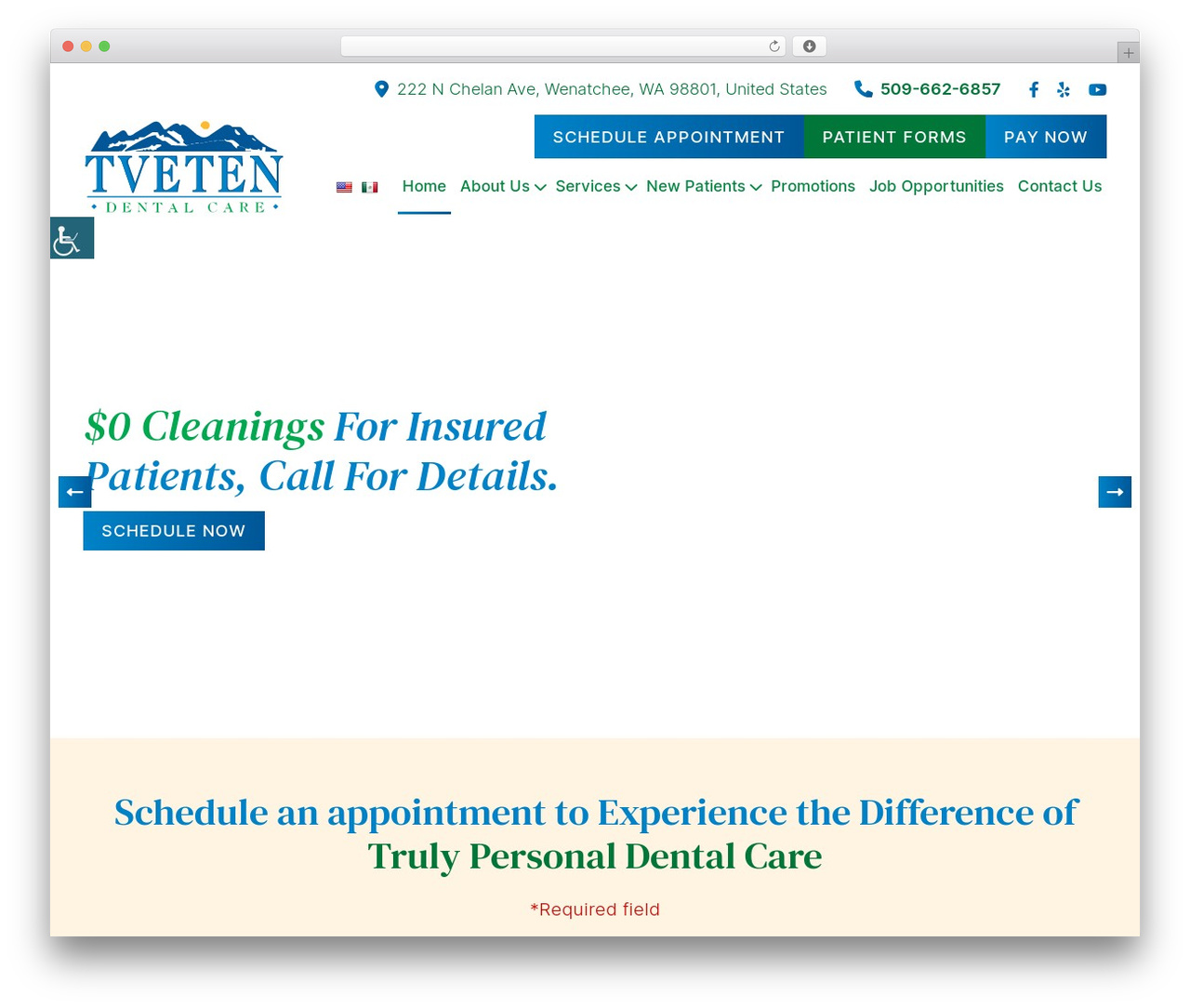 WP theme Theme 41 - tvetendentalcare.com