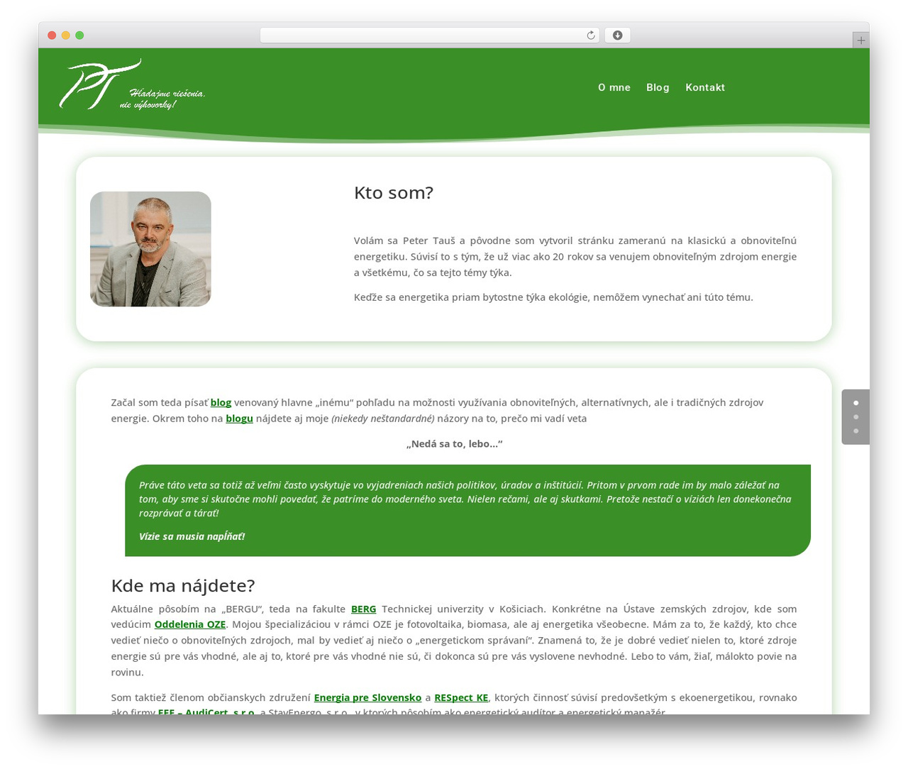 Divi WordPress theme - petertaus.com