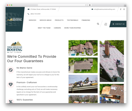 Roofix core WordPress plugin - threemountainroofing.com