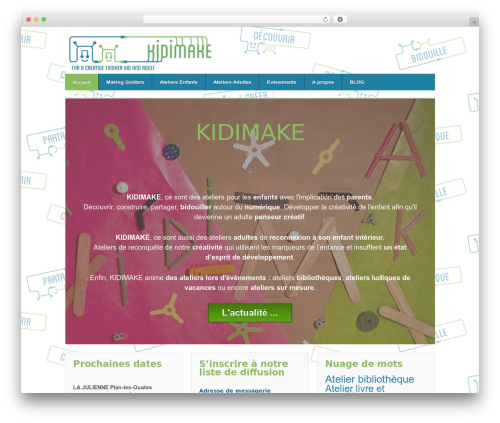 Theme WordPress Responsive Pro - kidimake.ch