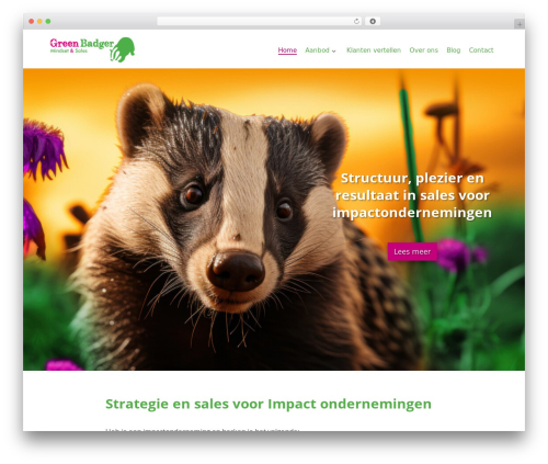 WordPress theme Ignition - greenbadger.nl
