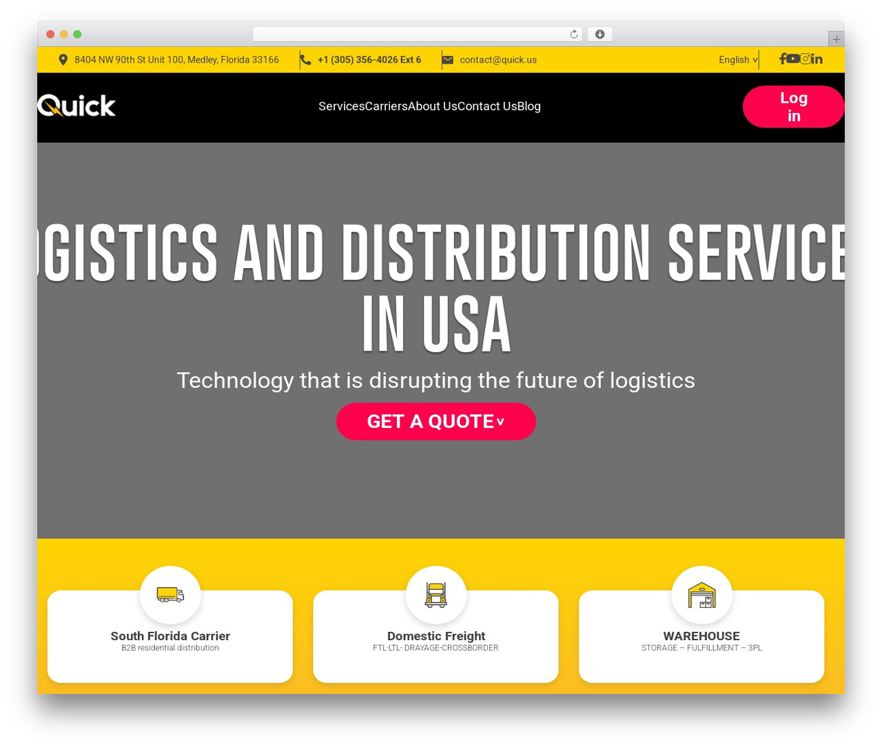 WordPress theme Quick Miami - quick.us WordPress theme Quick Miami - quick.us