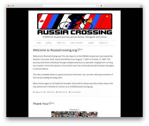 WordPress theme Tiny Framework - russiacrossing.org WordPress theme Tiny Framework - russiacrossing.org