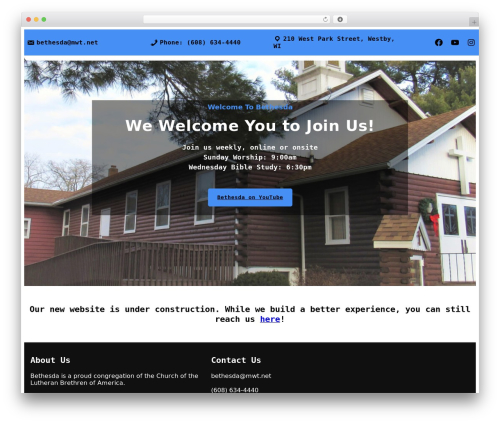 WordPress theme Veterinary Services - bethesdawestby.com