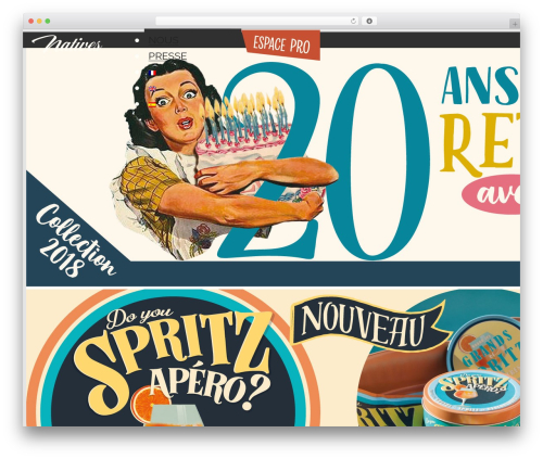 Zephyr theme WordPress - natives-deco.com