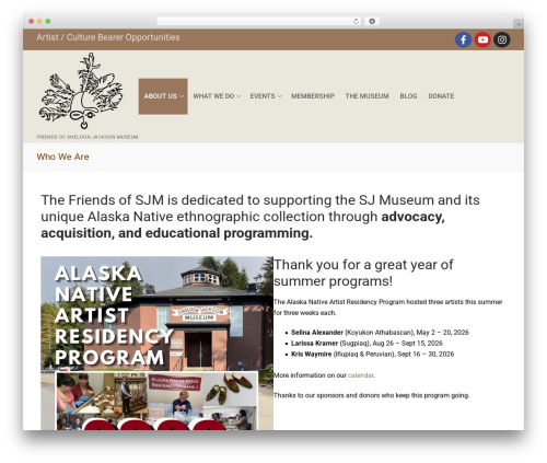 Customify WordPress theme - friendsofsjm.com