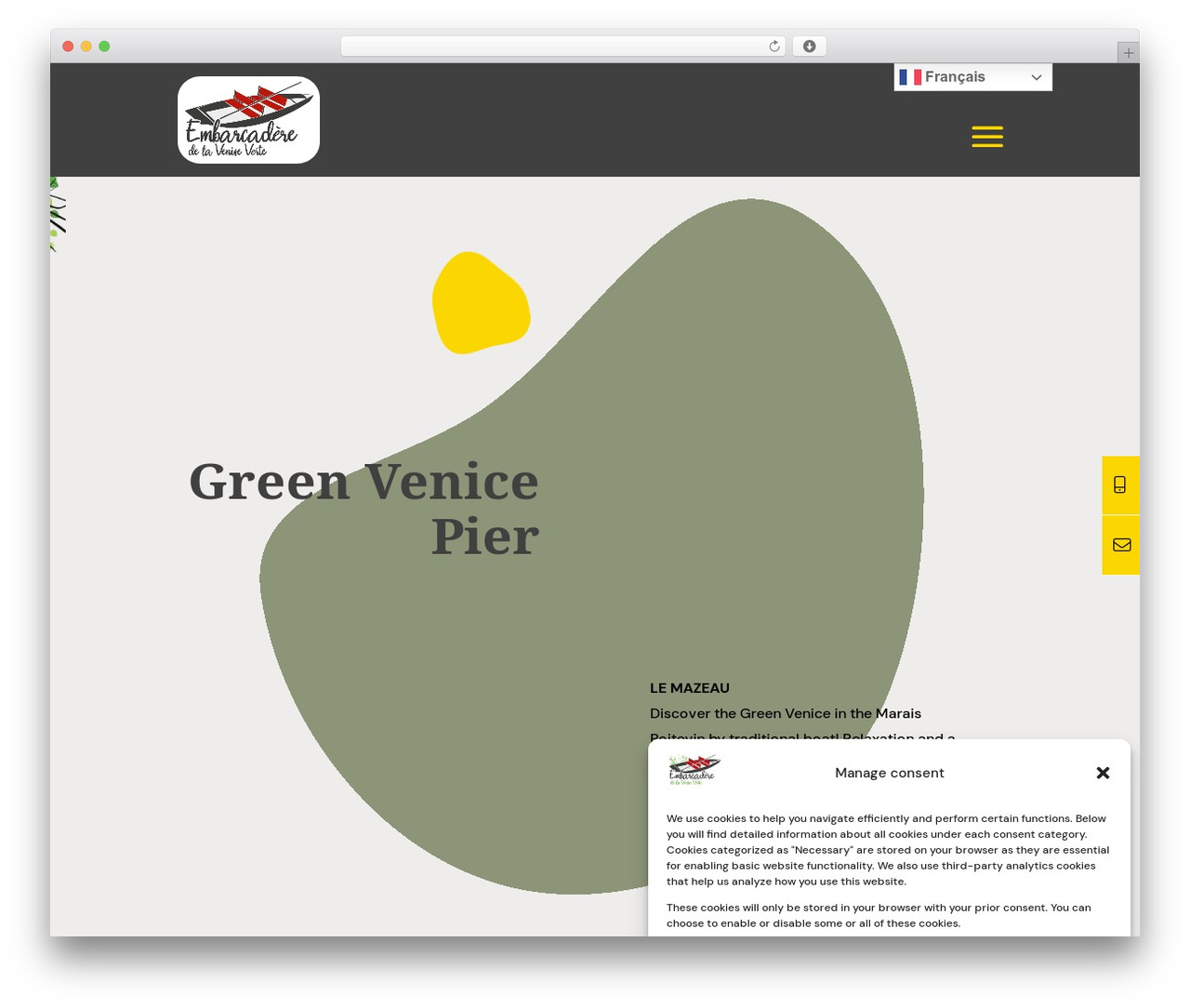 Embarcadère La Venise verte WordPress theme - la-venise-verte.com