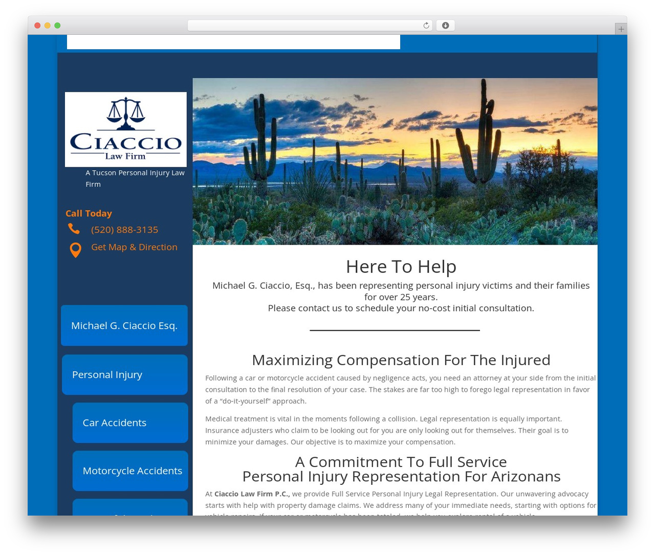 Divi WordPress website theme - ciacciolaw.com