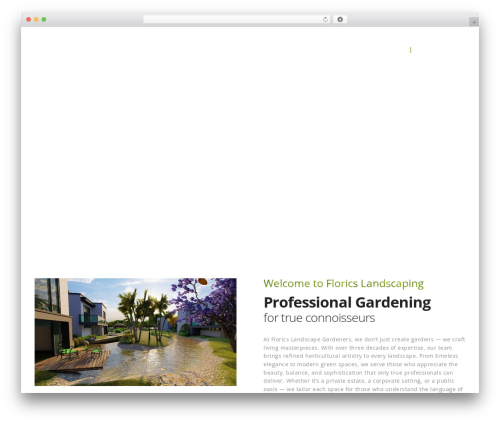 GreenThumb WordPress theme - florics.com