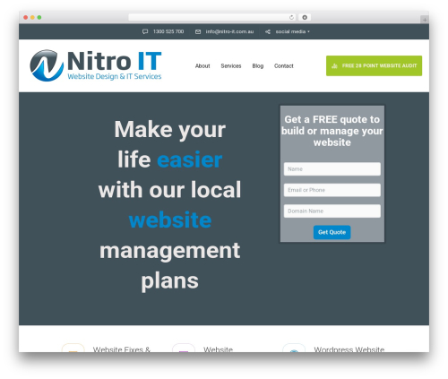 Sticky Chat Widget: Click to chat, SMS, Email, Messages, Call Button, Live Chat and Live Support Button (sticky-chat-widget) free WordPress plugin - nitro-it.com.au