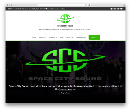 SquareCoda Theme WordPress theme - spacecitysound.org