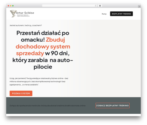ThemeBuilder Theme theme WordPress - arturscibisz.pl
