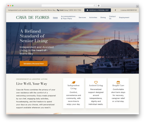 Accessibility plus WordPress plugin - casadeflores.com
