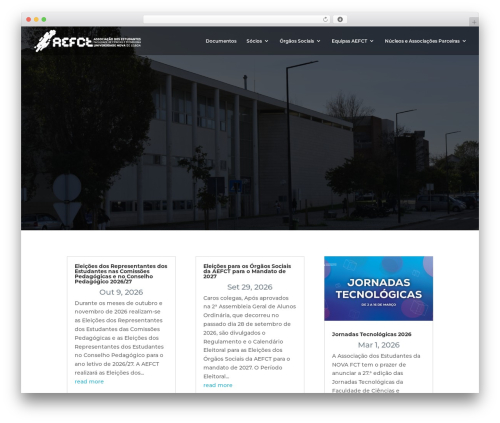 Divi_module_menu WordPress plugin - ae.fct.unl.pt