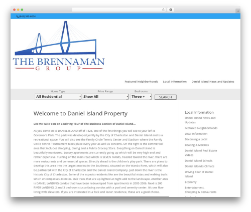 Popover WordPress plugin - danielislandproperty.com