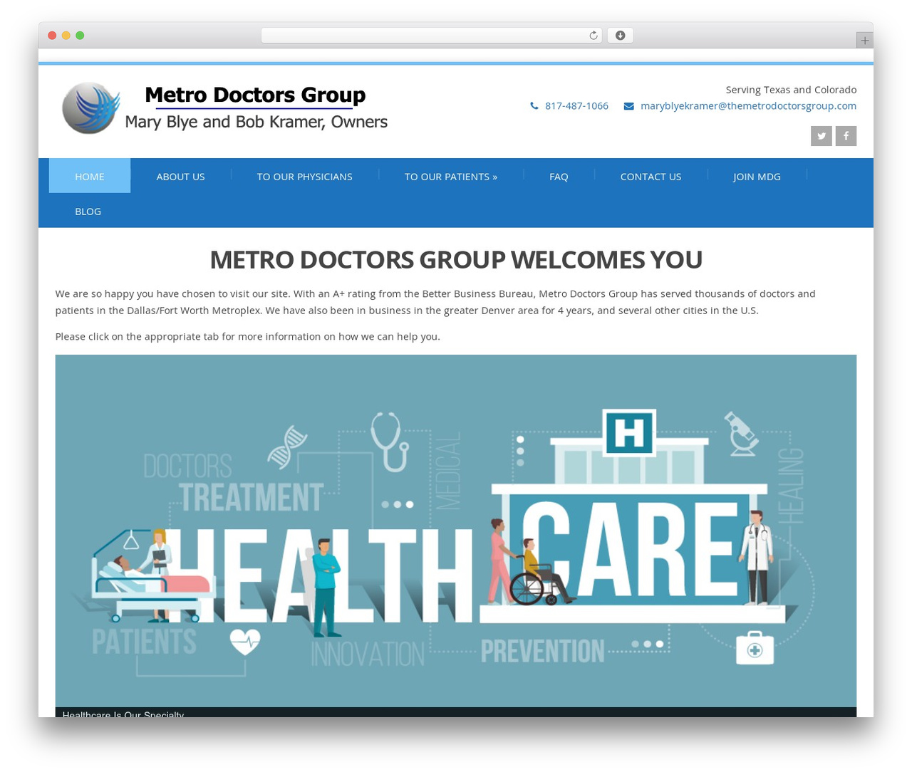 Felicity theme WordPress - themetrodoctorsgroup.com