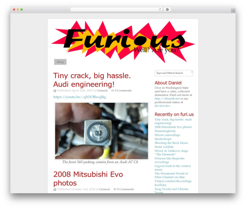 K2 WordPress theme - furi.us