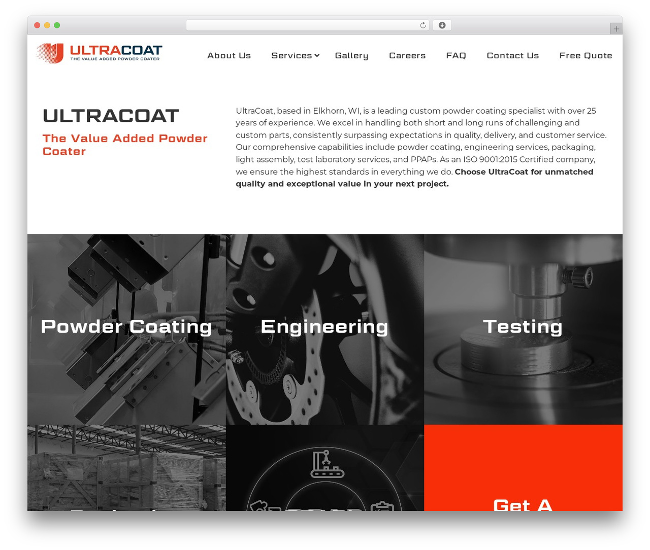 Mindspike WordPress theme - ultracoatonline.com